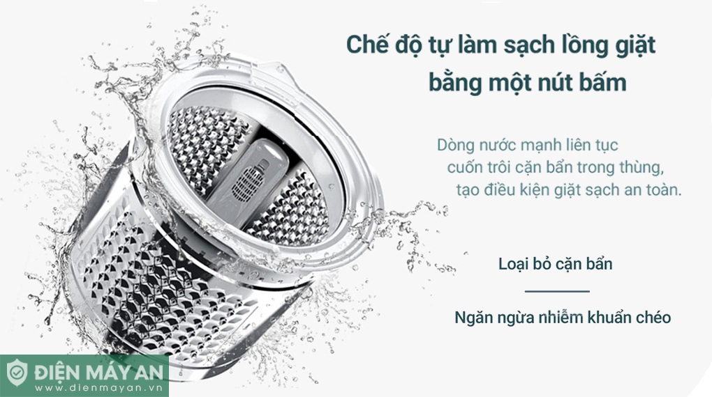 Máy giặt mini nhiệt độ cao Lumias 3 kg WS040WH